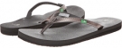 Pewter Sanuk Yoga Joy Metallic for Women (Size 8)