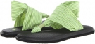 Neon Yellow Sanuk Yoga Sling 2 for Women (Size 8)