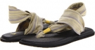 Gray/Yellow Sanuk Yoga Sling 2 for Women (Size 8)