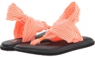 Neon Orange Sanuk Yoga Sling 2 for Women (Size 8)