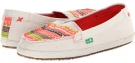 Cream/Multi Sanuk Ric Rac Row for Women (Size 9)