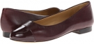 Merlot Glazed Kid Leather/Patent Leather Trotters Chic for Women (Size 7.5)