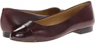 Merlot Glazed Kid Leather/Patent Leather Trotters Chic for Women (Size 5.5)