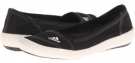 Black/Chalk/Dark Shale adidas Outdoor Boat Slip-On Sleek for Women (Size 7)