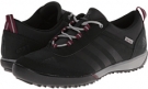 Black/Amazon Red adidas Outdoor Daroga Sleek Leather W for Women (Size 7.5)