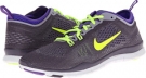 Dark Raisin/Hyper Grape/Purple Steel/Volt Nike Free 5.0 TR Fit 4 for Women (Size 10)