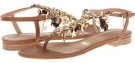 Brown DSQUARED2 Stampatino Infradito Sandal for Women (Size 8.5)