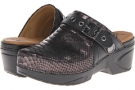 Black Python Nurse Mates Casey for Women (Size 12)