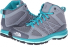 Zinc Grey/Jaiden Green The North Face Litewave Mid for Women (Size 7.5)