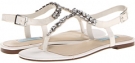 Ivory Satin Blue by Betsey Johnson Spark for Women (Size 7.5)