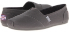 Charcoal BOBS from SKECHERS Bobs Plush - Peace and Love for Women (Size 5)