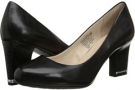 Black Leather/Croc Heel Rockport Seven to 7 Mid Plain Pump for Women (Size 5.5)