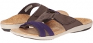 Dayku Chocolate/Purple Spenco Dayku Slide for Women (Size 8)