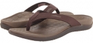 Chocolate VIONIC with Orthaheel Technology Wave Sandal for Men (Size 10)