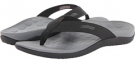 Black VIONIC with Orthaheel Technology Wave Sandal for Men (Size 12)