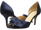 New Navy Satin/Navy Glitter Heel Kate Spade New York Sala for Women (Size 6)