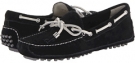Black Suede/Ironstone Cole Haan Grant Driver for Women (Size 5.5)