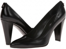 Black Kid Stuart Weitzman Logopower for Women (Size 9.5)