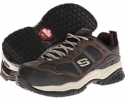 Brown/Black SKECHERS Work On Site - Robson for Men (Size 8.5)