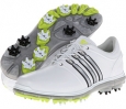 Running White/Metallic Silver/Slime adidas Golf pure 360 for Men (Size 15)