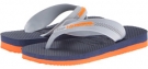 Orange/Navy Blue Havaianas Kids Max for Kids (Size 13)