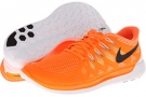 Total Orange/Atomic Mango/Metallic Silver/Black Nike Nike Free 5.0 '14 for Men (Size 8)