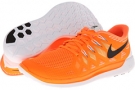 Total Orange/Atomic Mango/Metallic Silver/Black Nike Nike Free 5.0 '14 for Men (Size 11)