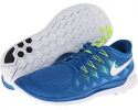 Military Blue/Polarized Blue/Midnight Navy/White Nike Nike Free 5.0 '14 for Men (Size 6)