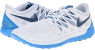 White/Photo Blue/Pure Platinum/Space Blue Nike Nike Free 5.0 '14 for Men (Size 15)