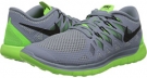 Magnet Grey/Electric Green/Light Magnet Grey/Black Nike Nike Free 5.0 '14 for Men (Size 11)