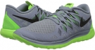 Magnet Grey/Electric Green/Light Magnet Grey/Black Nike Nike Free 5.0 '14 for Men (Size 15)