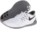 White/Black/Wolf Grey Nike Nike Free 5.0 '14 for Women (Size 5)