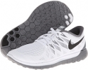 White/Black/Wolf Grey Nike Nike Free 5.0 '14 for Women (Size 12)