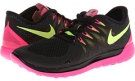 Black/Hyper Pink/Anthracite/Volt Nike Nike Free 5.0 '14 for Women (Size 6)