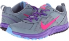 Magnet Grey/University Blue/Hyper Grape/Hyper Pink Nike Wild Trail for Women (Size 10.5)