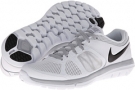 White/Wolf Grey/Black Nike Flex 2014 Run for Women (Size 8)