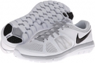 White/Wolf Grey/Black Nike Flex 2014 Run for Women (Size 6)