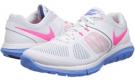 White/University Blue/Hyper Pink Nike Flex 2014 Run for Women (Size 7.5)