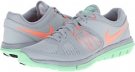 Light Magnet Grey/Green Glow/White/Bright Mango Nike Flex 2014 Run for Women (Size 8)