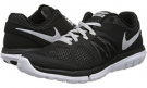Black/White/Metallic Platinum Nike Flex 2014 Run for Women (Size 8.5)