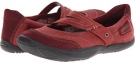 Deep Red Wax Tumbled Nubuck Kalso Earth Peace for Women (Size 7)