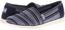 Navy/White BOBS from SKECHERS Bobs - Pureflex - Spring Forward for Women (Size 7.5)