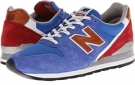 Blue/Red New Balance Classics M996 - Made in USA - National Parks for Men (Size 7)