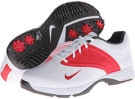 White/Legion Red/Geranium Nike Golf Lunar Saddle for Women (Size 8.5)