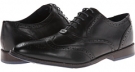 Black Leather Hush Puppies Style Brogue for Men (Size 8.5)