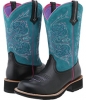 Black Deertan/Turquoise Ariat Fatbaby Cowgirl Tall for Women (Size 9.5)