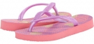 Coral Havaianas Kids Slim Fashion for Kids (Size 9)