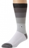 White/Grey Travis Mathew Moe Socks for Men (Size 6)