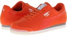 Tigerlily/White PUMA Roma Basic T for Men (Size 10)