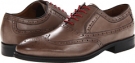 Taupe Italian Calfskin Johnston & Murphy Tyndall Wingtip for Men (Size 11.5)